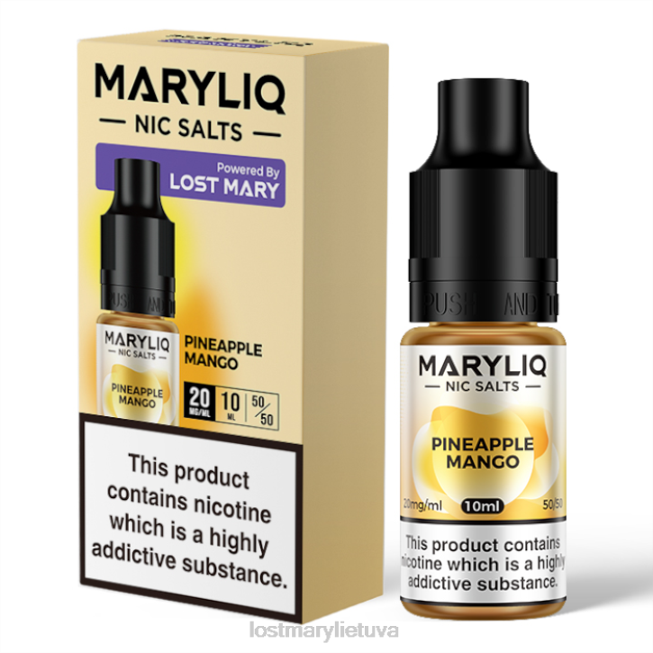 prarastos mariq mariq nic druskos - 10ml ananasų | LOST MARY Vape Lietuva Z4JV214