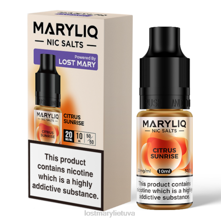 prarastos mariq mariq nic druskos - 10ml citrusinių vaisių | LOST MARY Tappo Z4JV210