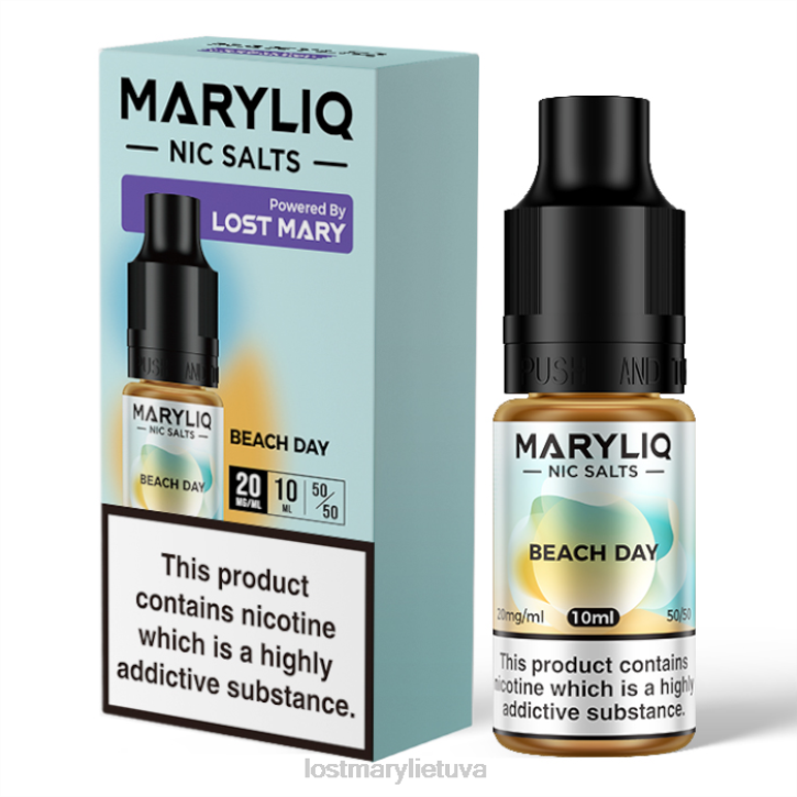 prarastos mariq mariq nic druskos - 10ml paplūdimio diena | LOST MARY Vape Sale Z4JV206