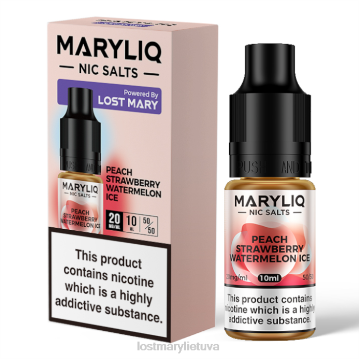prarastos mariq mariq nic druskos - 10ml persikų | LOST MARY Vape Puffs Z4JV213