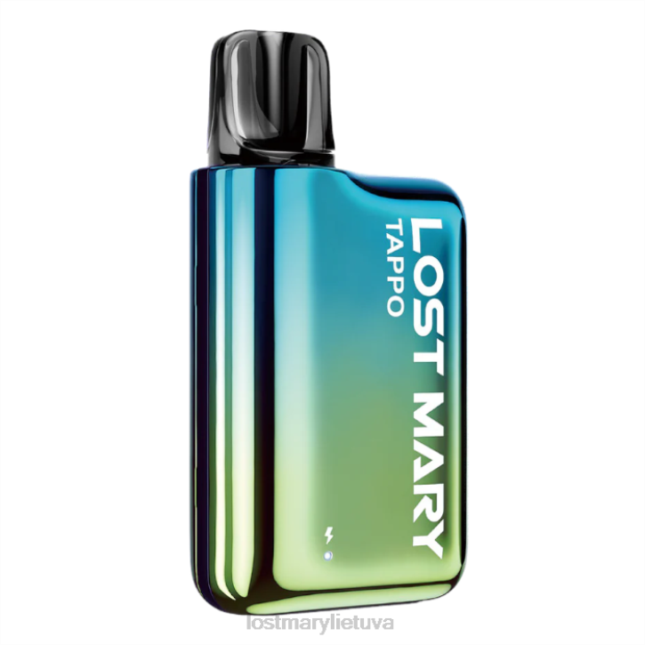 pamestas Mary Tappo iš anksto užpildytas ankšties rinkinys – iš anksto užpildyta ankštis mėlyna žalia + citrininis laimas | LOST MARY Vape Puffs Z4JV173