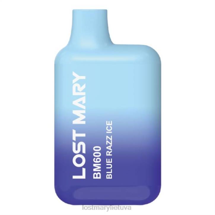 pamestas Mary bm600 vienkartinis vape mėlynas razz ledas | LOST MARY Tappo Z4JV140