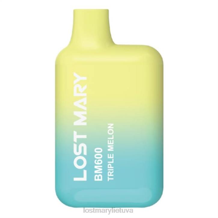 pamestas Mary bm600 vienkartinis vape trigubas melionas | LOST MARY Vape Z4JV142