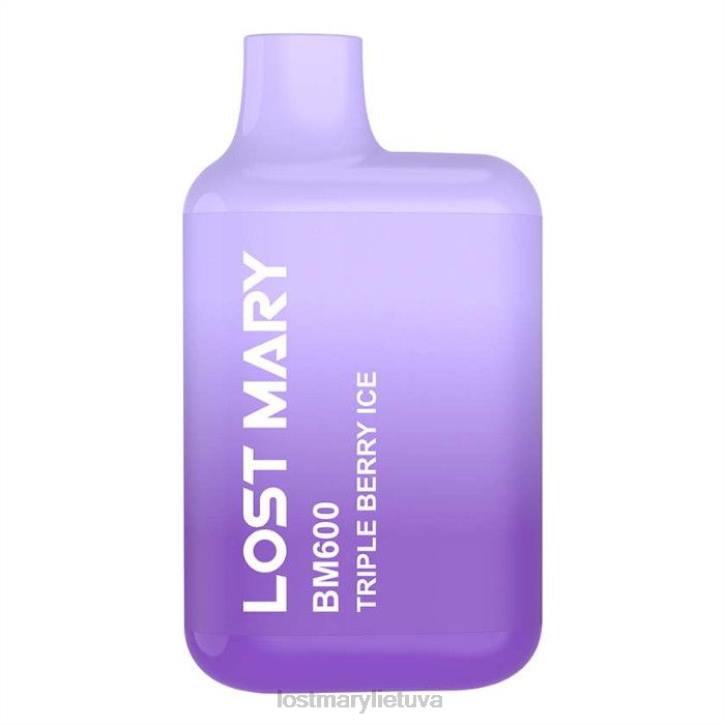 pamestas Mary bm600 vienkartinis vape trigubo uogų ledo | LOST MARY Lietuva Z4JV131