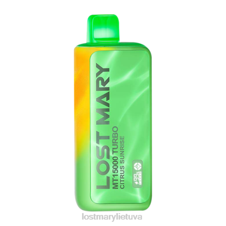 prarado Mary mt15000 turbo citrusinis saulėtekis | LOST MARY Vape Z4JV112