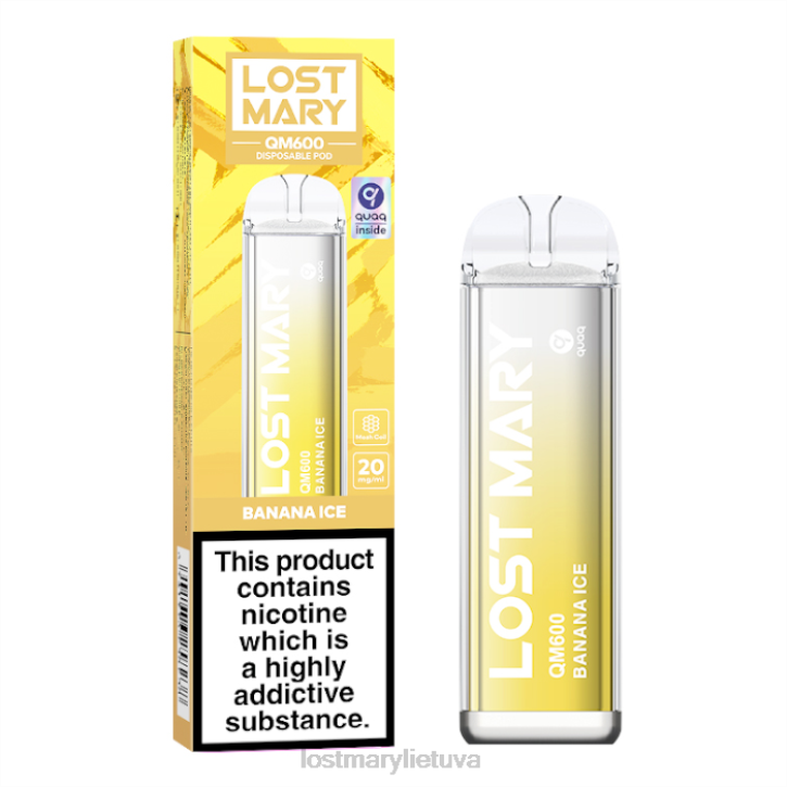 pametė Mary qm600 vienkartinių vape bananų ledas | LOST MARY Online Z4JV167