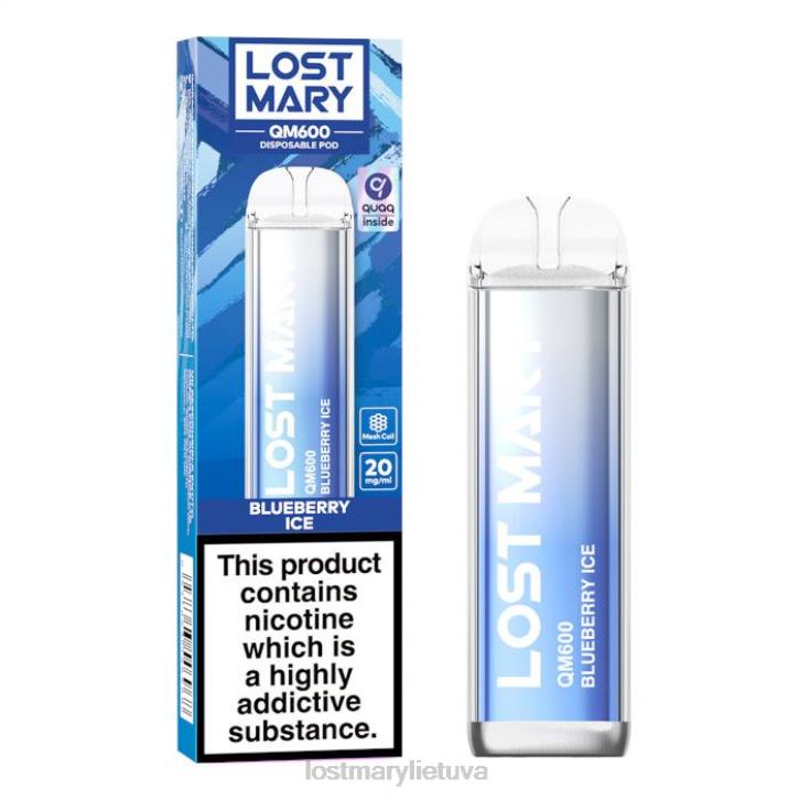 pametė Mary qm600 vienkartinių vape mėlynių ledų | LOST MARY Online Z4JV157