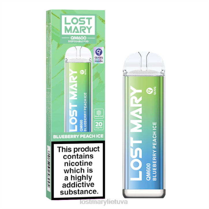 pametė Mary qm600 vienkartinių vape mėlynių persikų ledukai | LOST MARY Lietuva Z4JV161