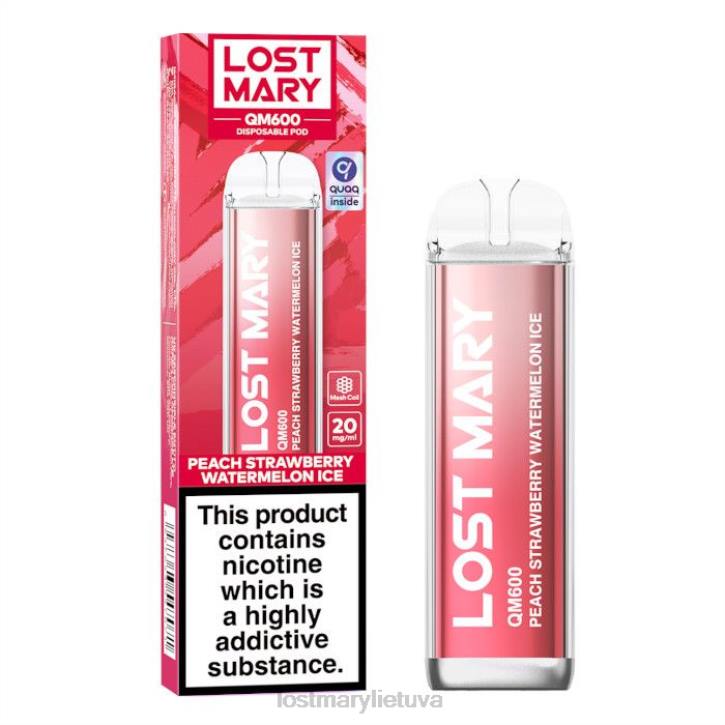 pametė Mary qm600 vienkartinių vape persikų braškių arbūzas | LOST MARY Vape Sale Z4JV166