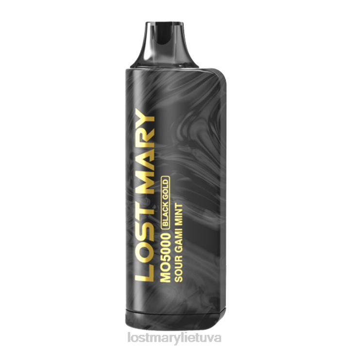 pamestas Mary mo5000 juodojo aukso leidimas rūgščios gami mėtų | LOST MARY Vape Sale Z4JV96