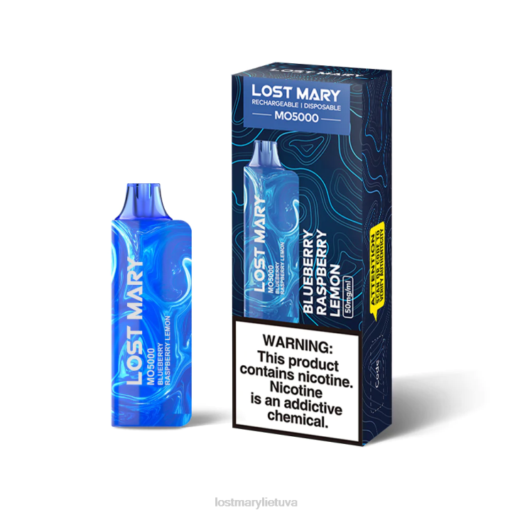 prarado Mary mo5000 mėlynių aviečių citrina | LOST MARY Flavours Z4JV18