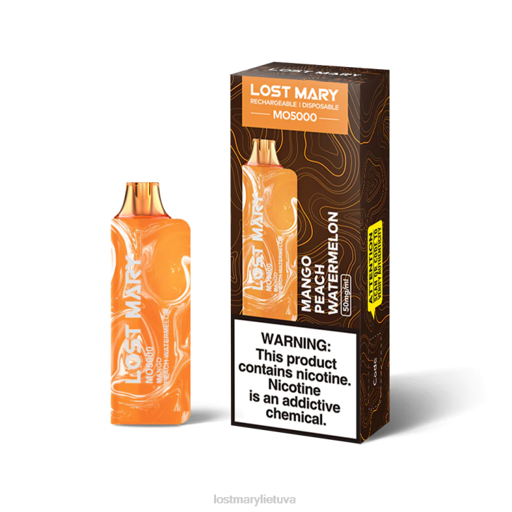 prarado Mary mo5000 mango persikų arbūzas | LOST MARY Flavours Z4JV48