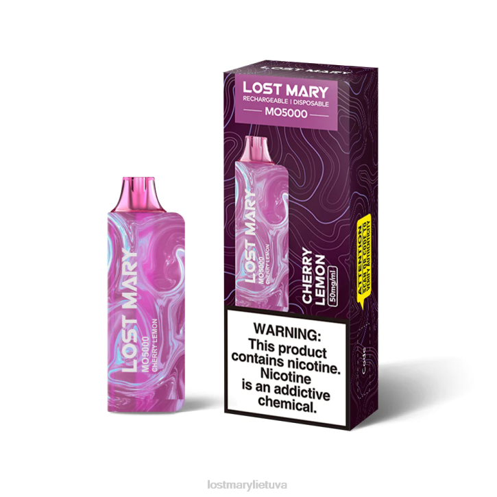 prarado Mary mo5000 vyšnių citrina | LOST MARY Vape Puffs Z4JV23