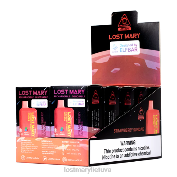 prarado Mary os5000 braškių saulėgrąžų | LOST MARY Lietuva Z4JV71