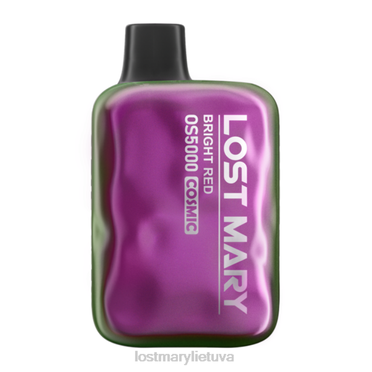 prarado Mary os5000 kosminę ryškiai raudona | LOST MARY Sale Z4JV115