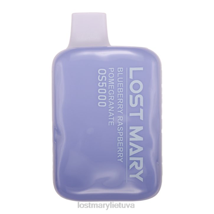 prarado Mary os5000 mėlynių aviečių granatas | LOST MARY Vape Puffs Z4JV83