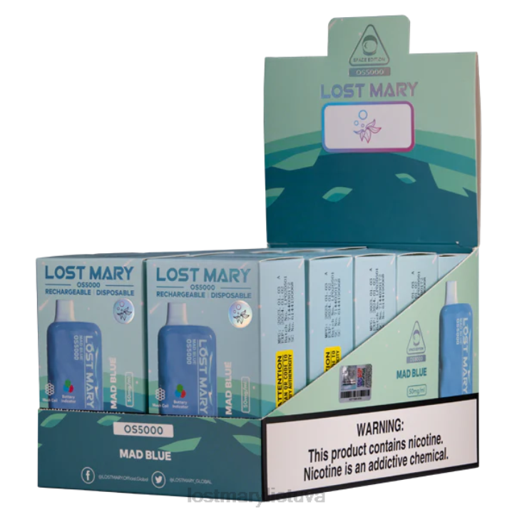 prarado Mary os5000 pašėlusiai mėlyna | LOST MARY Vape Sale Z4JV46